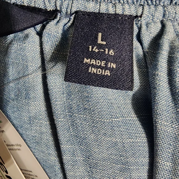 Lands End Womens Shift Dress In Blue Chambray XS, S, M, L, XL, NWT - Picture 6 of 8